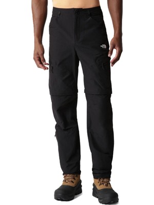 The North Face M Exploration Conv Reg Tapered Pant Erkek Outdoor Pantolonu NF0A7Z95JK31 Siyah