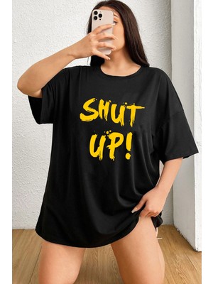 Trendypassion Unisex Shut Up Baskılı T-Shirt