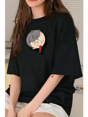 Trendypassion Unisex Kedi Baskılı T-Shirt