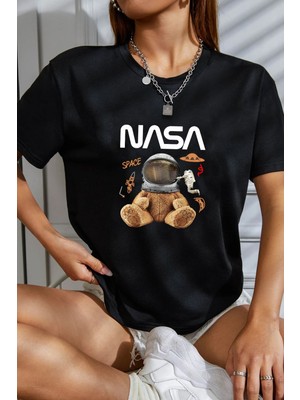 Trendypassion Unisex Nasabear Baskılı T-Shirt