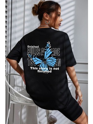 Trendypassion Unisex Kelebek Baskılı Tshirt