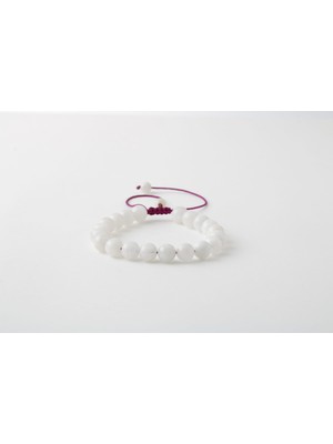 Osmanlı Doğal Taş Ay Taşı 8 mm Merdiven Kapama Doğal Taş Bileklik