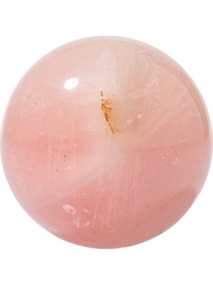 Osmanlı Doğal Taş Pembe Kuvars Doğal Taş Küre