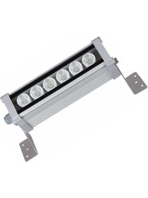 Ycl Yw-203 K 6X1W 20 Cm Wallwasher Kırmızı