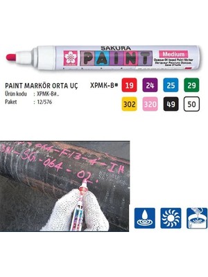 Sakura Paint Marker Kalem Medium Markalama Kalemi