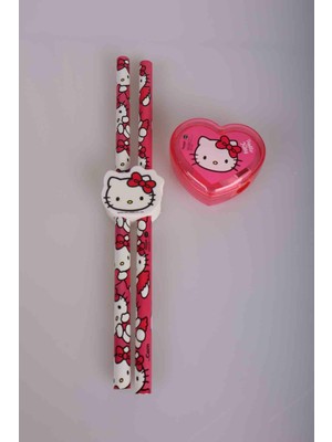 Hello Kitty Lisanslı Hello Kıtty Mini Kırtasiye Seti