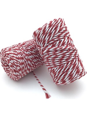 Baby Meva Bileklik Ipi Marteniçka Kırmızı Beyaz (+-200 Gr) 1 Ad