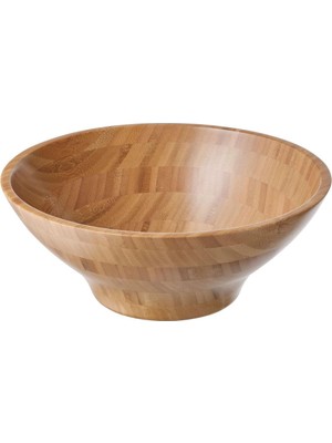 IKEA Gronsaker Ahşap Servis Kasesi - Bambu - 28 cm Çap