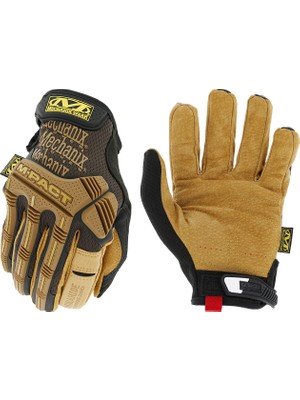 Mechanix Wear® M-Pact Durahide Leather Deri Eldiven (Siyah/kahve)