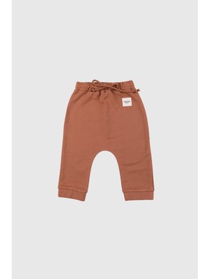 Totzee Bağcıklı Basic Pantolon Camel Kahverengi