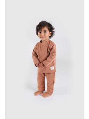 Totzee Bağcıklı Basic Pantolon Camel Kahverengi