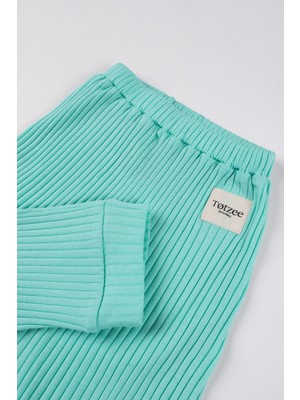 Totzee Fitilli Pantolon Mint Yeşili