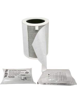Faf 10 Adet Xiaomi Air Purifier 1/2h/2c/2s/3h/3c/pro Uyumlu Ekstra Nano Gümüş Iyonlu Elekrostatik Toz Tutucu Beyaz Ön Filtre