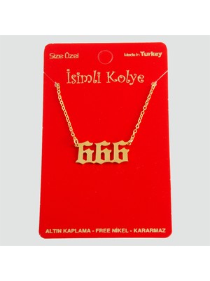 Feryal Uğurlu Rakamlar Uçlu Kolye