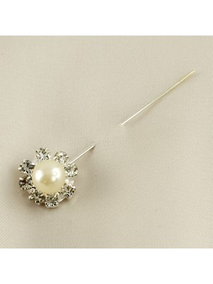 Feryal Inci Taşlı Eşarp Iğnesi