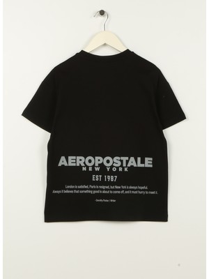 Aeropostale Kız Çocuk T-Shirt Siyah