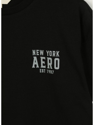 Aeropostale Kız Çocuk T-Shirt Siyah