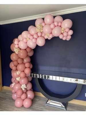 Rönesans Parti Pastel Pembe - Toz Pembe Balon Seti 70 Adet