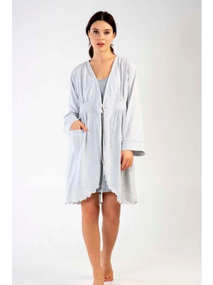 Vienetta Kadın P.suprem Uzun Kol Belden Baglamalı Hamıle Sabahlık