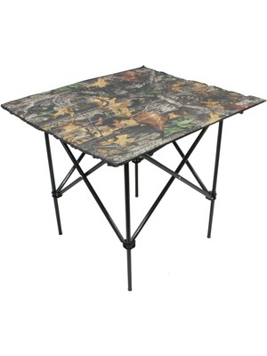 Gray Wolf Ahşap Katlanır Kamp Masası (Orman Desen)