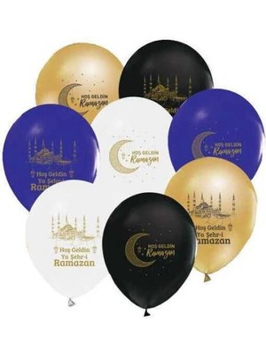 Balonevi Hoşgeldin Ramazan Baskılı Balon 10 Adet