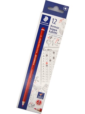 Staedtler Kırmızı Kopya Kalemi 12'li 13144-23LN