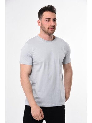 Mfy Brand Erkek Kısa Kollu Sıfır Yaka Basic T-Shirt
