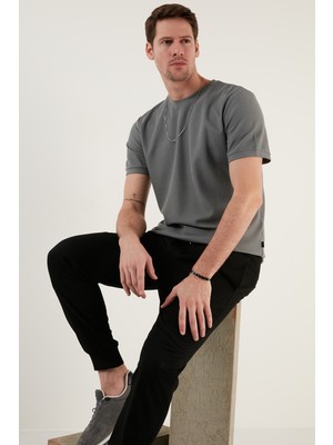 Buratti Pamuklu Bisiklet Yaka Basic T Shirt Erkek T Shirt 5902387