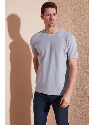 Buratti Pamuklu Bisiklet Yaka Basic T Shirt Erkek T Shirt 5902387