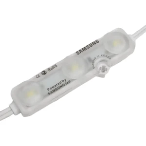 Hazar Led Samsung 3'lü Mercekli Modül Led 12 Volt Beyaz (10 Adet)
