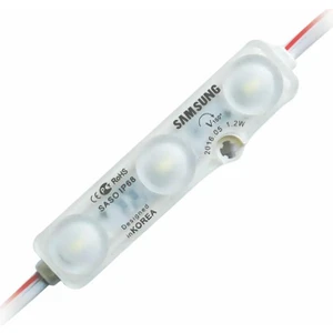 Dora Led Samsung 3'lü Led Modül 12 Volt Mavi -10 Adet