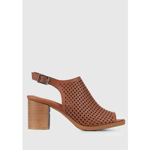 Taba Kadın Düz Sandalet