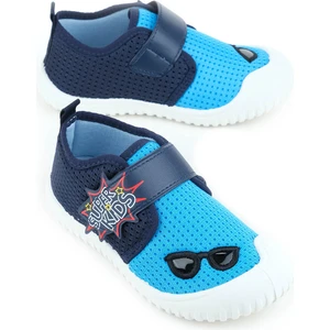 Yazlık Keten Erkek Çocuk Ayarlanabilir Ayakkabı