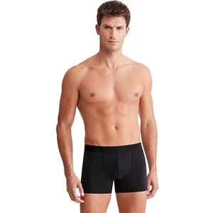 Troy Pamuk Modal Erkek Siyah Boxer