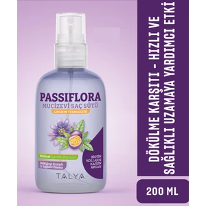 Passiflora Mucizevi Saç Sütü, Bitkisel İçerikli Formül, Lipozom Teknolojisi, Saç Uzatma Etkili Ve Dökülme Karsıtı, 200 ml