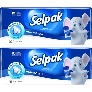 Klasik Ultra Soft Cep Mendili 2 Adet 10'lu