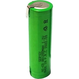 1.2VOLT 1200MAH Aa Ni-Cd Şarjlı Kalem Pil Puntolu - 1ADET