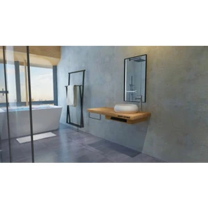 Genus Ahşap Hilton Banyo Rafı - Açık Ceviz 130 cm