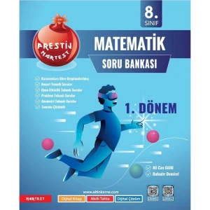Nartest Yayınevi 1. Dönem 2023 LGS 8. Sınıf Prestij Matematik Soru Bankası