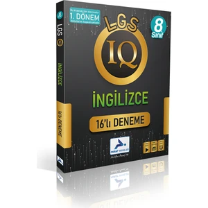 Paraf Yayınları 2023 LGS 8. Sınıf 1. Dönem IQ İngilizce 16'lı Deneme