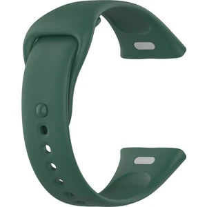 Xiaomi Redmi Watch 3 Kordon Strap Kançalı Model Uyumlu Silikon Koyu Yeşil