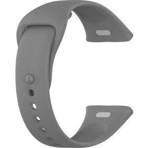 Xiaomi Redmi Watch 3 Kordon Strap Kançalı Model Uyumlu Silikon Gri