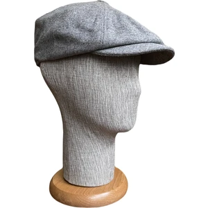 Rupen Kraft Kışlık Kaşe  Kumaş Astarlı Peaky Blinders Baretta Şapka (Standart Beden)