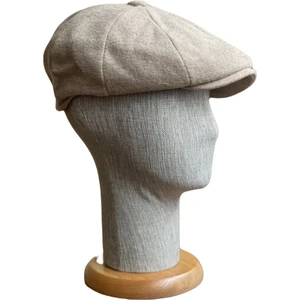 Rupen Kraft Kışlık Kaşe Kumaş Astarlı Peaky Blinders Baretta Şapka (Standart Beden)
