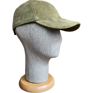 Rupen Kraft %100 Orijinal Deri Süet Kep Şapka Çırtlı