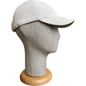 Rupen Kraft %100 Orijinal Deri Süet Kep Şapka Çırtlı