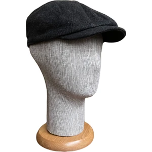 Rupen Kraft Kışlık Kaşe  Kumaş Astarlı Peaky Blinders Baretta Şapka (Standart Beden)