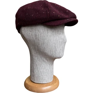 Rupen Kraft Kışlık Kaşe  Kumaş Astarlı Peaky Blinders Baretta Şapka (Standart Beden)