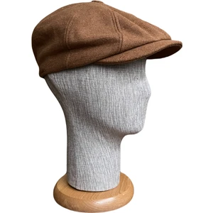 Rupen Kraft Kışlık Kaşe  Kumaş Astarlı Peaky Blinders Baretta Şapka (Standart Beden)