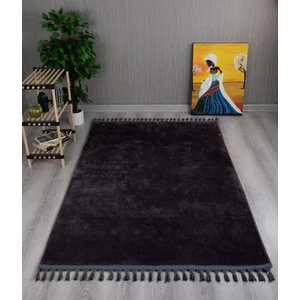 Myevilla My Evilla Modern Dekoratif   Örgü Saçaklı Simirna  Peluş  Halı Yolluk